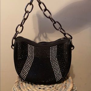 Black shoulder bag